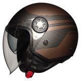 Freem FR-612 Yarım Kask Güneş Vizörlü Soft (M) - Çok Renkli