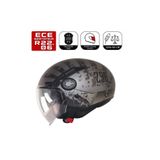 freem FR612 Rebo Motosiklet Kaskı Güneş Vizörlü Yarım Açık Motorcu Kask