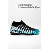 Freemax Çoraplı Çocuk Halı Saha Futbol Ayakkabısı Turkuaz Freemax.1453CCKHS