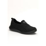 Freemax Kadın Spor Sneaker Babet Esnek, Yumuşak, Hafif, Günlük Ayakkabı Siyah