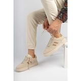 Freemax Unisex Garantili Anatomik Hafif Esnek Sağlam Sneaker Spor Ayakkabı CNS.176 Bej Kahve - Bej - Kahve