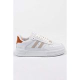 Freemax Unisex Garantili Anatomik Hafif Esnek Sağlam Sneaker Spor Ayakkabı CNS.176 Beyaz Oranj - Beyaz - Oranj