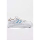 Freemax Unisex Garantili Ortopedik Hafif Esnek Sağlam Sneaker Spor Ayakkabı CNS.176 Beyaz Mavi - Beyaz - Mavi
