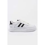 Freemax Unisex Garantili Ortopedik Hafif Esnek Sağlam Sneaker Spor Ayakkabı CNS.176 Beyaz Siyah - Beyaz - Siyah