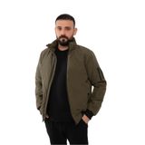 freemen Erkek Haki Astarlı Dik Yaka Mevsimlik Su Ve Rüzgar Geçirmez Mont