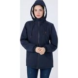 Freemen Spor Kadın Kürklü Su Ve Rüzgar Geçirmez Kapüşonlu Mont & Kaban & Parka