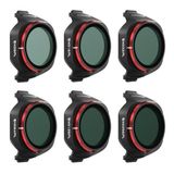 Freewell Bright Day 6'lı Paket ND/PL Filtreleri DJI Mini 5 Pro - ND8/PL, ND16/PL, ND32/PL, ND64/PL, ND128/PL ve ND256/PL - Pozlama Kontrolü ve Parlama Azaltma için Polarize Filtreler