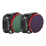 Freewell Değişken ND 2-5 Durdurma, 6-9 Durdurma 2'li Paket VND Filtreler Kamera Lens Filtreleri Mini 3 Pro/Mini 3 ile Uyumlu