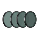 Freewell DJI Osmo Action 6 Makro Lens için ND8, ND16, ND32, ND64 Filtre Seti - Gün Işığında Çekimler için Mükemmel