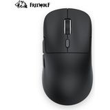 Freewolf A6 Kablosuz Oyuncu Mouse, PAW3311 1000 Hz Hafif Profesyonel, Bluetooth Üç Modlu Bağlantı - Siyah