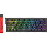 Freewolf F68 Pro Oyun Klavyesi Manyetik Switch 3 Modlu Kablosuz Bluetooth Kablolu, 8k/1k Rgb Klavye - Siyah