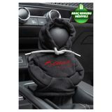 Freeyez Atatürk İmza Siyah Kırmızı Vites Hoodie Araç Vites Kıyafeti Vites Poları Oto Aksesuarı Vites Topuzu