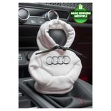 Freeyez Audi Beyaz Vites Hoodie Araç Vites Kıyafeti Vites Poları Oto Aksesuarı Vites Topuzu Sweat