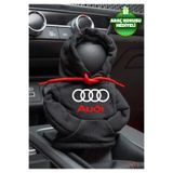 Freeyez Audi Logo Siyah Vites Hoodie Araç Vites Kıyafeti Vites Poları Oto Aksesuarı Vites Topuzu Sweat