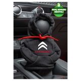 Freeyez Citroen Logo Siyah Kırmızı Vites Hoodie Araç Vites Kıyafeti Vites Poları Oto Aksesuarı Vites Topuzu