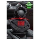 Freeyez Fiat Logo Siyah Kırmızı Vites Hoodie Araç Vites Kıyafeti Vites Poları Oto Aksesuarı Vites Topuzu
