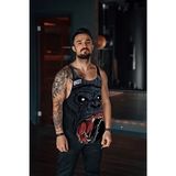 Freeyez Gorilla Bndt Sporcu Atleti Dokuma Kumaşlı Rahat Tasarım Fitness Tank Top - Siyah