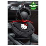 Freeyez Hello Kitty Siyah Vites Hoodie Araç Vites Kıyafeti Vites Poları Oto Aksesuarı Vites Topuzu
