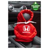 Freeyez Honda Logo Beyaz Kırmızı Vites Hoodie Araç Vites Kıyafeti Vites Poları Oto Aksesuarı Vites Topuzu