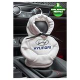 Freeyez Hyundai Beyaz Vites Hoodie Araç Vites Kıyafeti Vites Poları Oto Aksesuarı Vites Topuzu Sweat
