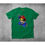 Freeyez Mario Wolverine Pamuklu Penye T-Shirt - Yeşil