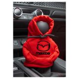 Freeyez Mazda Logo Kırmızı Vites Hoodie Araç Vites Kıyafeti Vites Poları Oto Aksesuarı Vites Topuzu Sweat