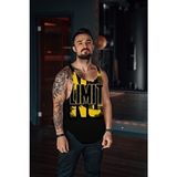 Freeyez No Limit 2 Gym Fitness Tank Top Dokuma Kumaşlı Nefes Alabilir Tasarım - Siyah