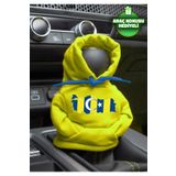 Freeyez SARI LACİVERT 1 TARAFTAR Vites Hoodie Araç Kıyafeti Vites Poları Oto Aksesuarı Vites Topuzu Sweat