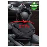 Freeyez Tengri FTNH Türk Siyah Kırmızı Vites Hoodie Araç Vites Kıyafeti Vites Poları Oto Aksesuarı