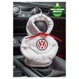 Freeyez Volkswagen Logo Beyaz Kırmızı Vites Hoodie Araç Vites Kıyafeti Vites Poları Oto Aksesuarı Vites