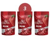 Freeze Dried Çilek 3'lü Paket - Dondurularak Kurutulmuş - 3x20 Gr.