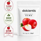 Freeze Dried Elma 15 G Dondurularak Kurutulmuş Çıtır Dilim Elma Cipsi Şeker Ilavesiz - 15 gr