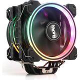 Freezer X128, 2X12CM Frgb Led'li, Intel & Amd Uyumlu, 4pin Pwm Fanlı, 6x Isı Borusu, Direkt Kontak Işlemci Soğutucu (DKCCX128)