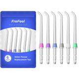 FreFeel Waterpik Flosser için Yedek İpuçları (6 Klasik Jet Uç)