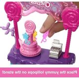 Frefly Store 10 Parçalı Şeker Dükkanı Oyun Seti, Dönebilir Lolipop Standı ve Aksesuarlar