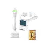 Frefly Store 140 Titanyum Iğneli Ayarlanabilir Iğne Ölçülü (0.25-3.0mm) Dermastamp -Serum Seti Hediyeli-