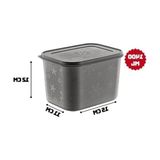 Frefly Store 1400ML No Frost Silikon Saklama Kabı, Kapaklı