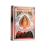 Frefly Store 140TH Year Anniversary Oyun Kartları, Özel Basım - Special Edition | Kırmızı ve Altın Folyo, 1885 Tarihi Aslar, 1885 ve 2025 ile Işaretlenmiş Kesim Kartları, Hava Yastığı Kaplaması - 41 Delft Blue