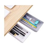 Frefly Store 2 Adet Kendinden Yapışkanlı Çekmece, Çekmece Düzenleyici, Gizli Kalem Rafı, Çalışma Masası Tutucusu, Ofis, Kurşun Kalem, Telefon, Ataşlar Için - 41 Delft Blue