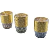 Frefly Store 20'li Muffin Kek Kapsülü Seti - Kağıt - Gold - Folyolu