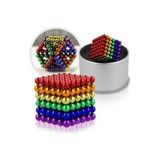 Frefly Store 216 Adet 5mm Manyetik Top Seti Sihirli Mıknatıs Küp Yapı Oyuncak Stres Rahatlama Eğlenceli