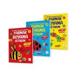 Frefly Store 3-6 Yaş Ince Motor Becerilerini Geliştiren Parmak Boyama Kitabım Serisi (Parmak Boya Hediyeli) - 41 Delft Blue