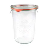 Frefly Store 3 Adet 850 ml Uzun Kavanoz Seti, Dayanıklı ve Şık Tasarım - 001-Renkli - 1 Adet - 0,21 L