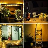 Frefly Store 3 Metre Sarı Peri LED Işık - Pilli Aydınlatma Şerit - 1 x 100 cm - 00 Beyaz
