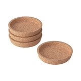 Frefly Store 4 Adet Ikea 365+ Bardak Altlığı,mantar, Bardak Tutucu 9cm