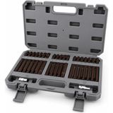Frefly Store 40 Parça Kaplamalı Uzun ve Kısa Manyetik Bits Uç Seti | Hex, Torx ve Ribe Uçlu | Taşıma Çantalı