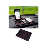 Frefly Store 4'ü 1 Arada Araba Için Kaymaz Telefon Pedi, 2023 Karanlıkta Yeni Havalı Parlayan Araba Gösterge Paneli Telefon Paspası Geçici Otopark Kartı Plaka ve Aromaterapi Ile, Sarsıntı Önleyici Ped Evrensel