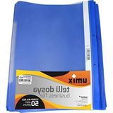 Frefly Store 50'li Mavi Telli Dosya Seti, A4 Boyutunda Düzenleme Için Pratik Çözüm - 41 Delft Blue