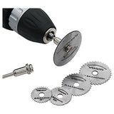 Frefly Store 6 Adet Daire Testere Bıçağı Seti, 3.2 mm Çubuklu, Ahşap ve Metal Için Kesme Diskleri