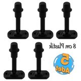 Frefly Store 8 cm Vidalı Plastik Kapı ve Pencere Koruyucu Silikon Stoper (5 Adet)